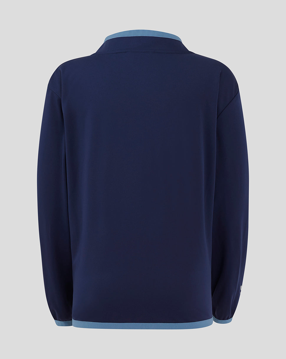 Rangers Junior 24/25 Travel Jacke - Marineblau