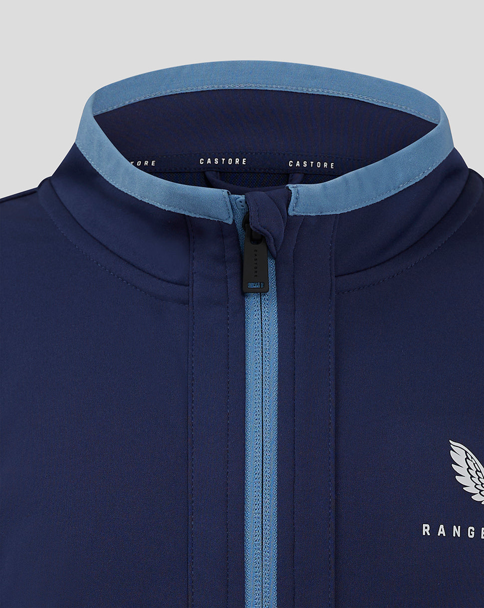 Rangers Junior 24/25 Travel Jacke - Marineblau