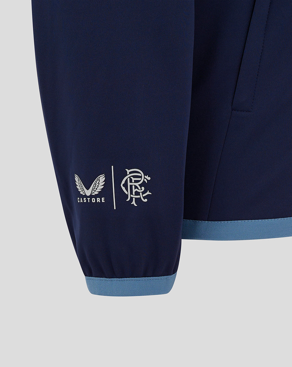 Rangers Junior 24/25 Travel Jacke - Marineblau