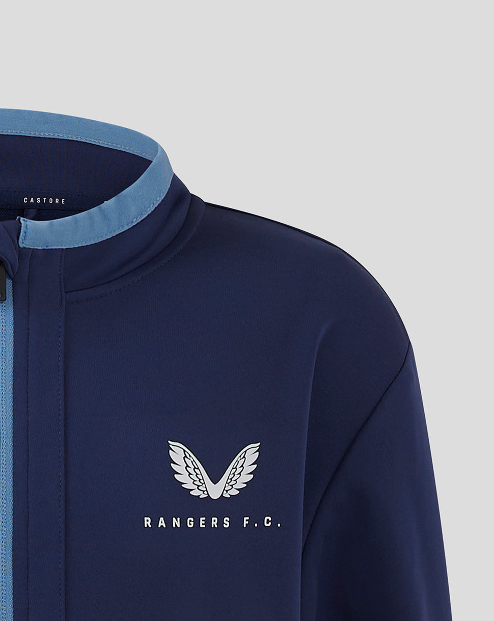 Rangers Junior 24/25 Travel Jacke - Marineblau