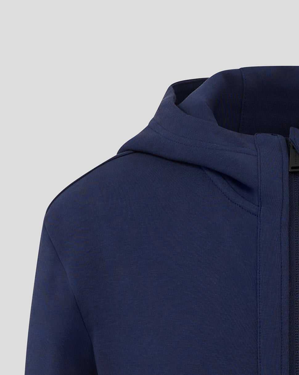 Rangers Junior 24/25 Mit Kapuze Travel Jacke - Marineblau
