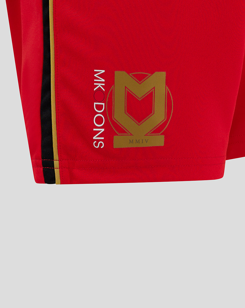 Mk Dons Junior 24/25 Auswärts Shorts - Rot
