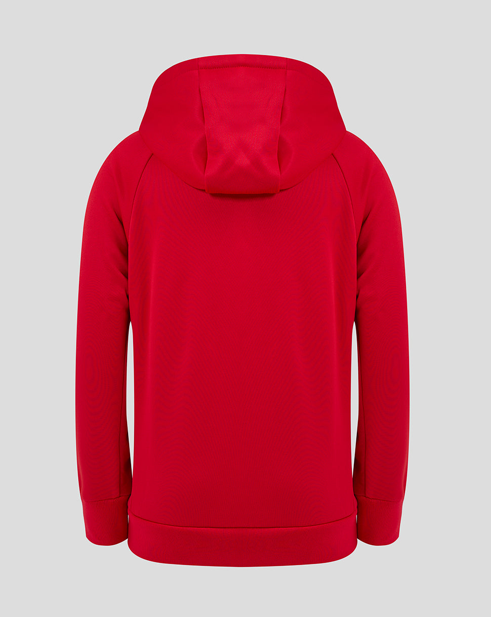 Sudadera con capucha Saracens Junior 24/25 Training Overhead – Rojo - Rojo