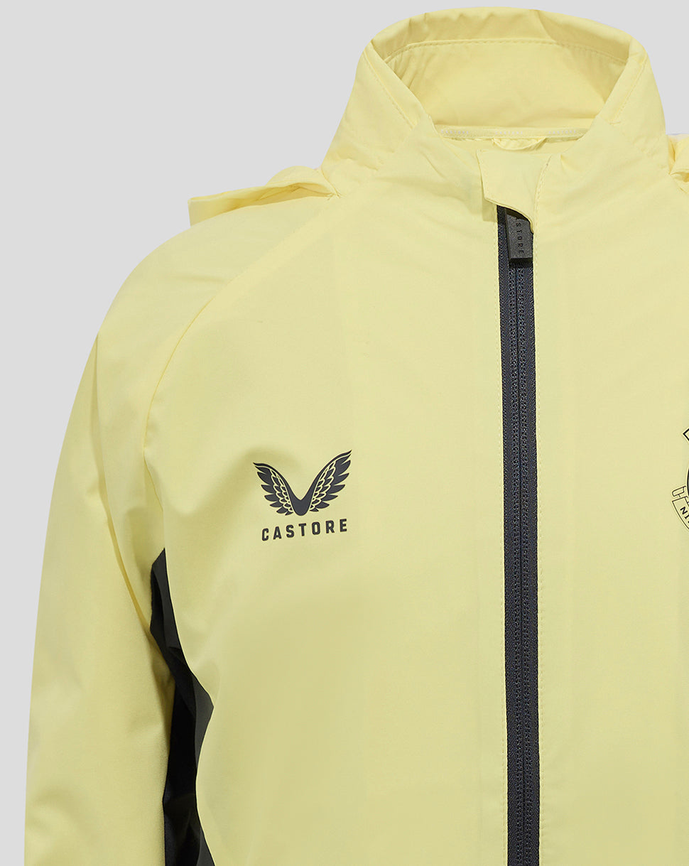 Everton 24/25 junior training regenjas - Elfin Yellow/Ebony