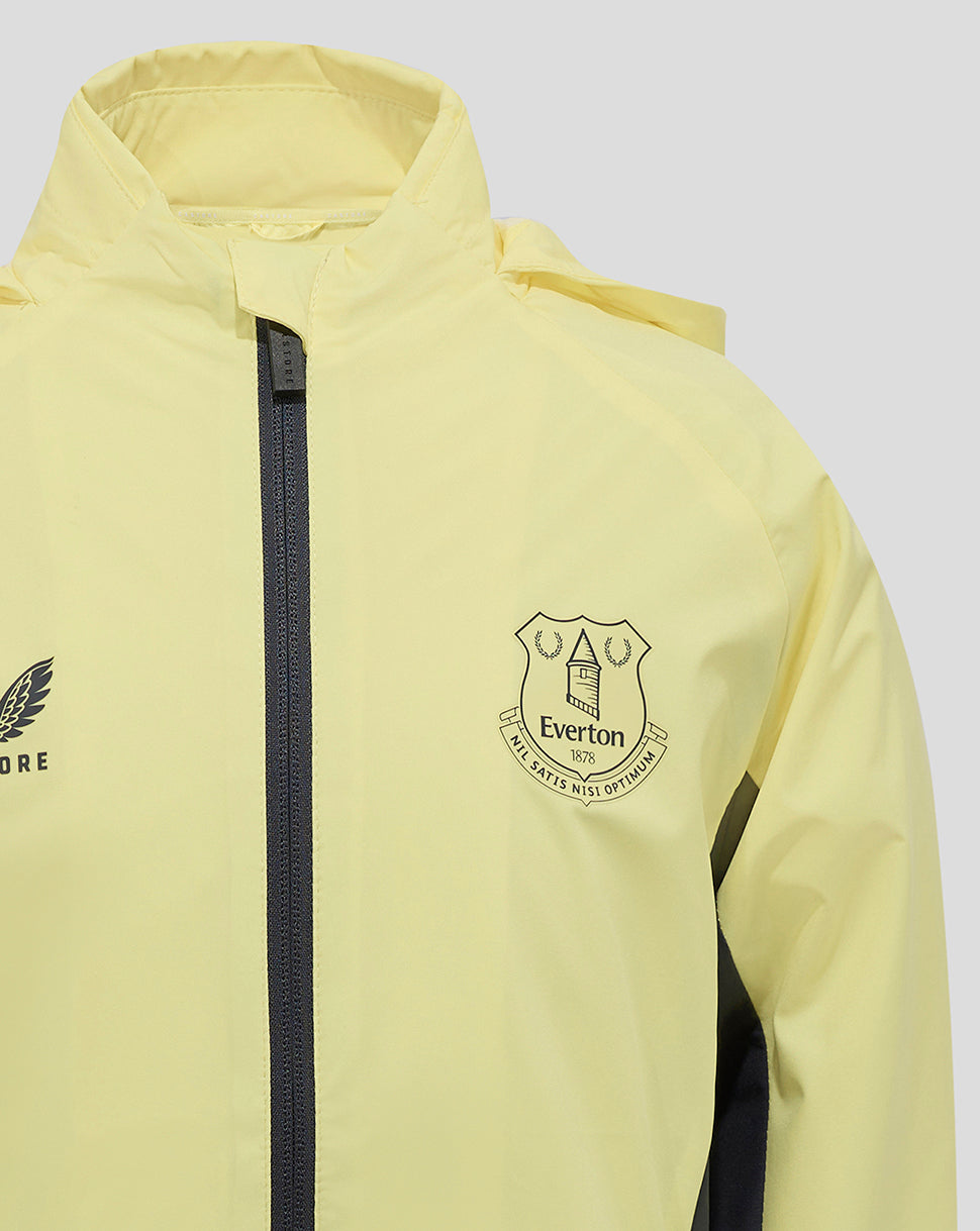 Everton 24/25 junior training regenjas - Elfin Yellow/Ebony