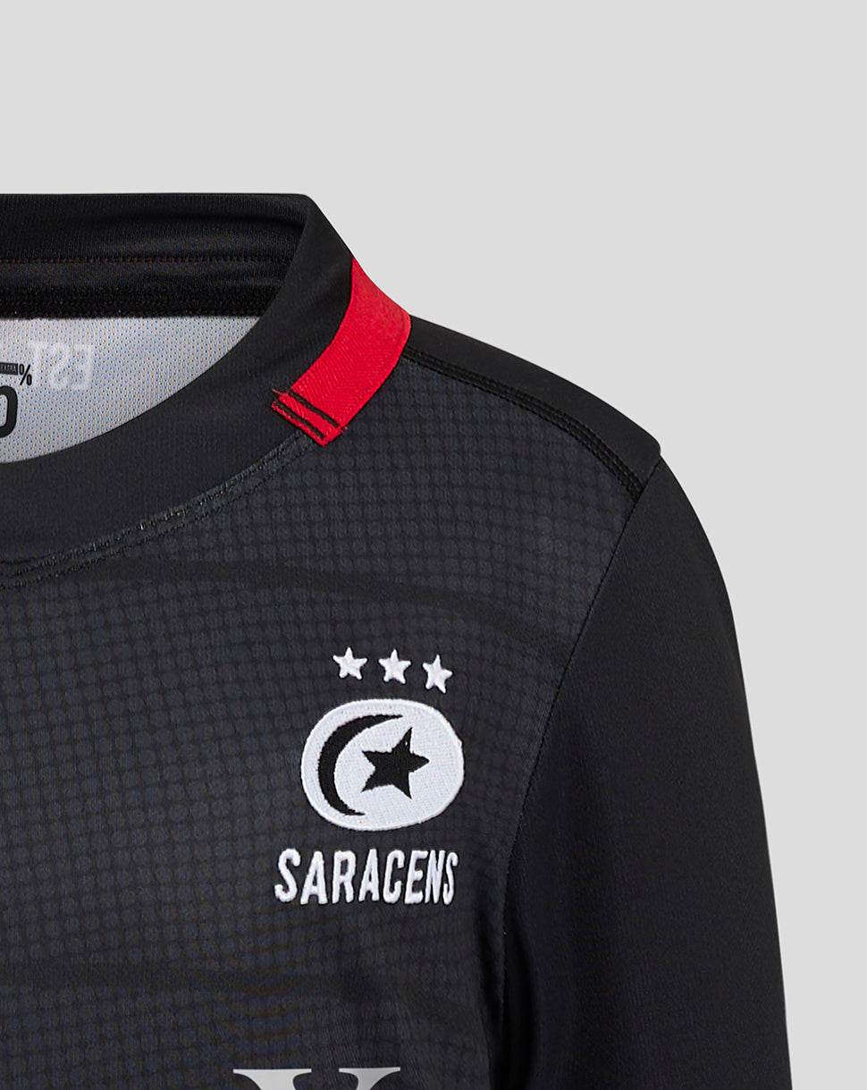 Saracens Junior 24/25 Heim Trikot - Schwarz