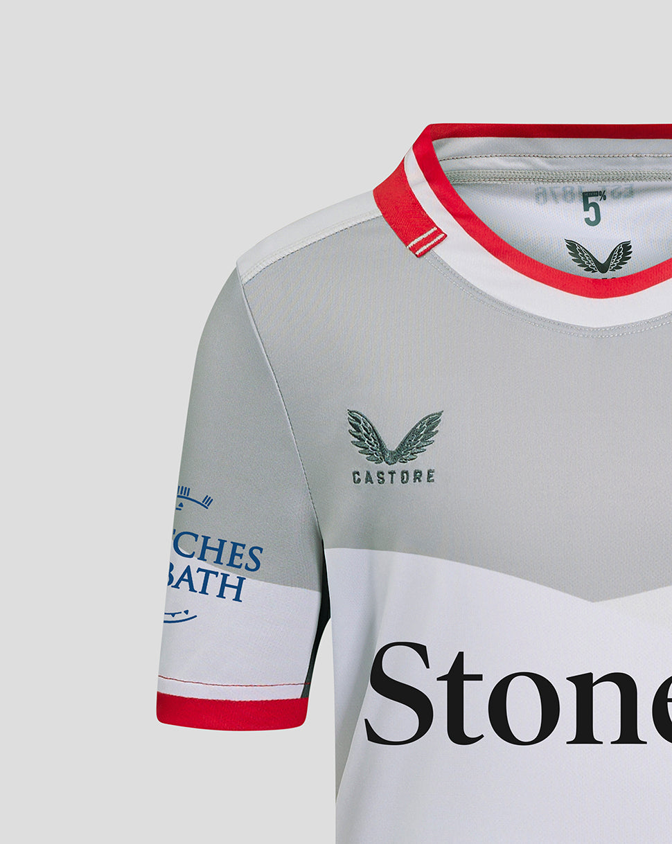 Saracens Junior Auswärts Trikot 24/25 - Grau/Rot