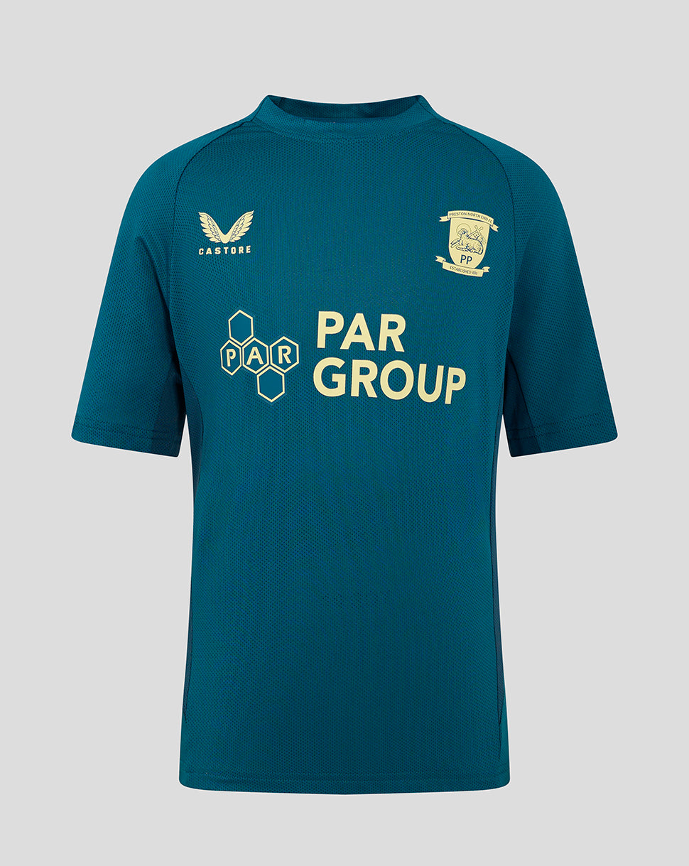 Camiseta de entrenamiento de manga corta Preston Junior 24/25 – Azul - Ink Blue/Majolica Blue
