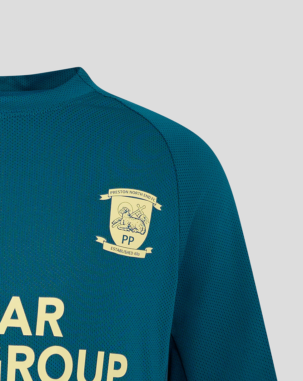 Preston Junior 24/25 Short Sleeve Training T-Shirt - Blue