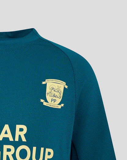 Preston Junior 24/25 Short Sleeve Training T-Shirt - Blue