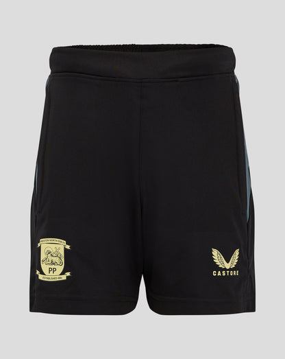 Preston Men's 24/25 Training Shorts With Pockets - Black