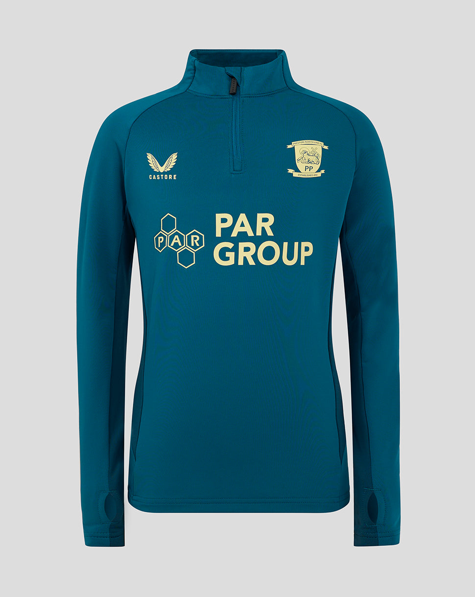 Preston Junior 24/25 Training 1/4 Zip - Blue