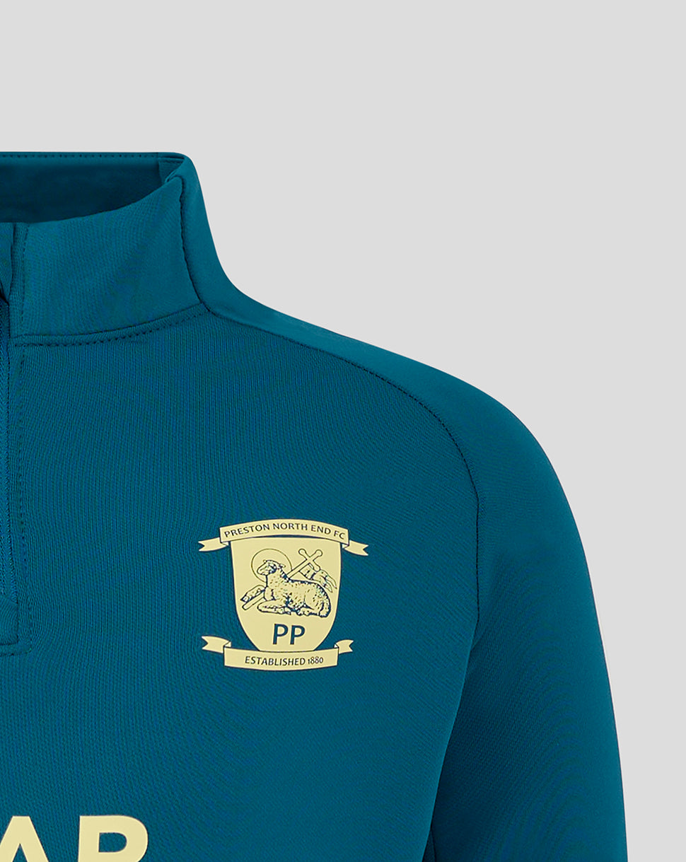 Preston Junior 24/25 Training 1/4 Zip - Blue