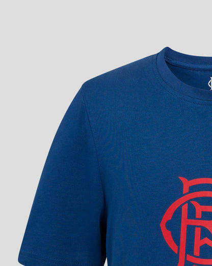 Rangers Junior Core Crest T-Shirt - Navy
