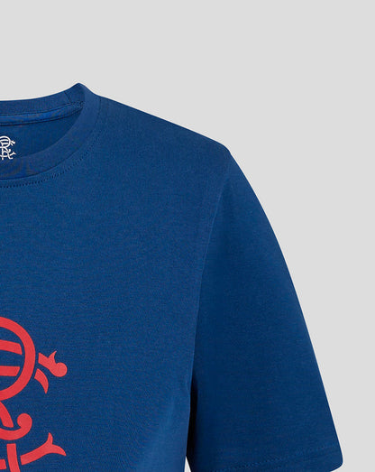 Rangers Junior Core Crest T-Shirt - Navy