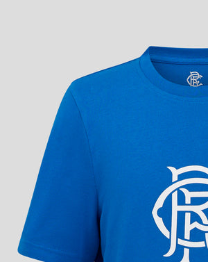 Rangers Junior Core Crest T-Shirt - Blue