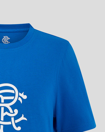 Rangers Junior Core Crest T-Shirt - Blue