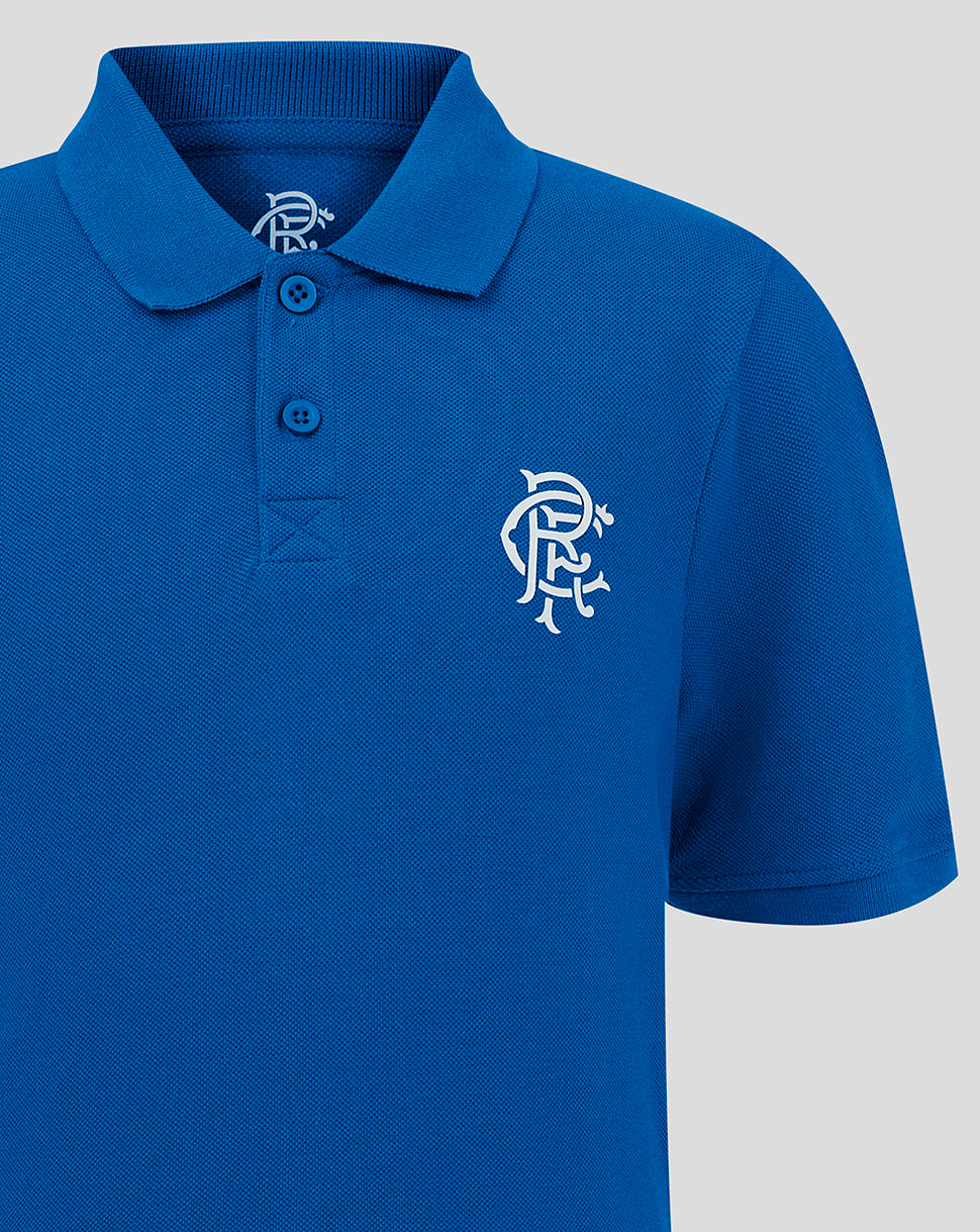 Rangers Junior Core Polo - Blue