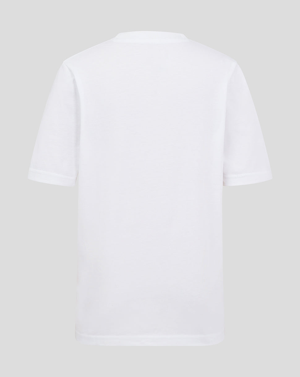 Junior 24/25 Core Crest T-Shirt 1 - White - Brilliant White