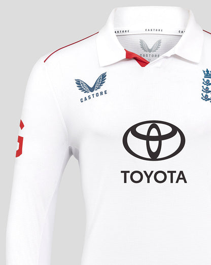 England Cricket Test Men's Pro Long Sleeve Shirt 25/26