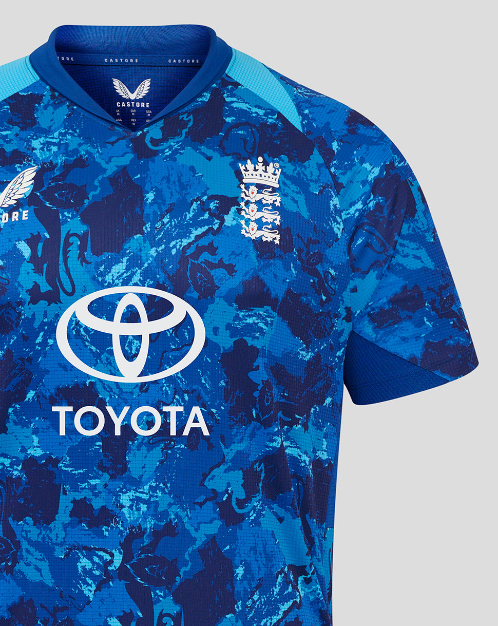 England Cricket Odi Men's Pro Short Sleeve Shirt 25/26