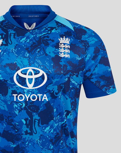 England Cricket Odi Men's Short Sleeve Shirt 25/26