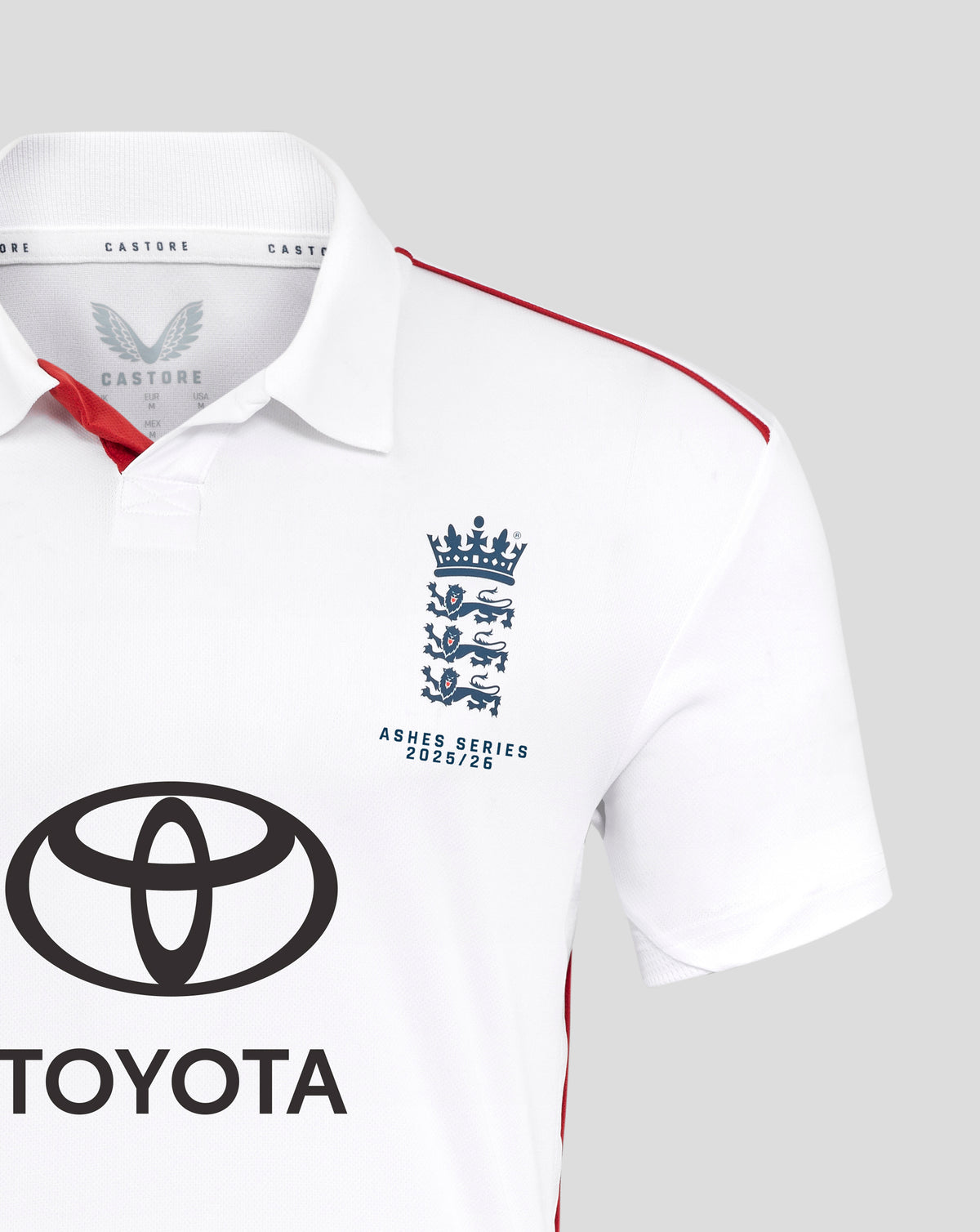 England Cricket Heren 25/26 Limited Edition Ashes Replica Shirt - Helder wit