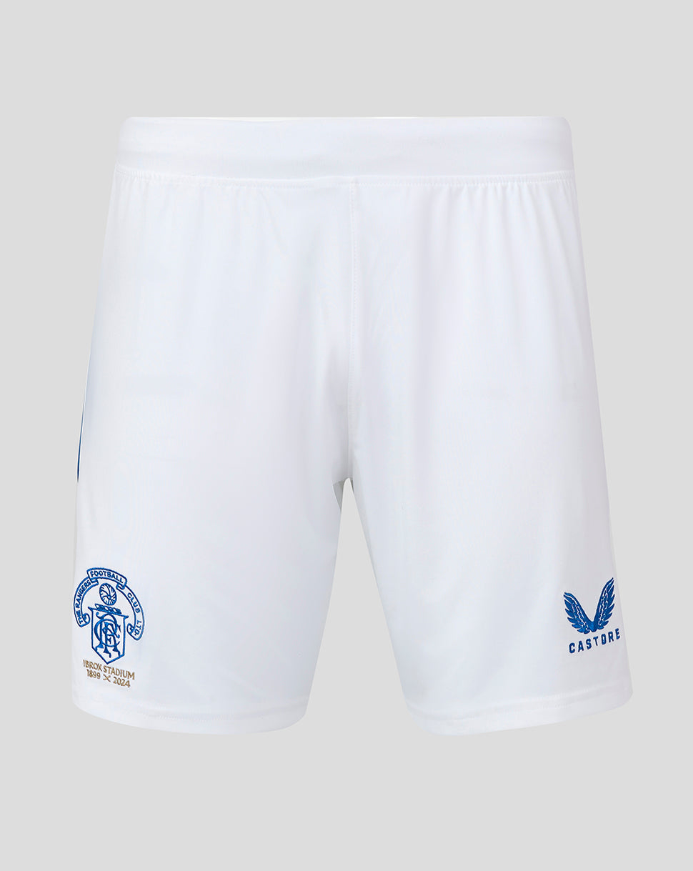 Rangers FC Men's Ibrox 125 Heritage Shorts - 24/25 - White