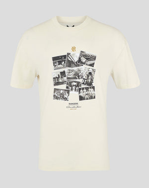 Rangers FC Men's Ibrox 125 Heritage T-Shirt Beige - 24/25