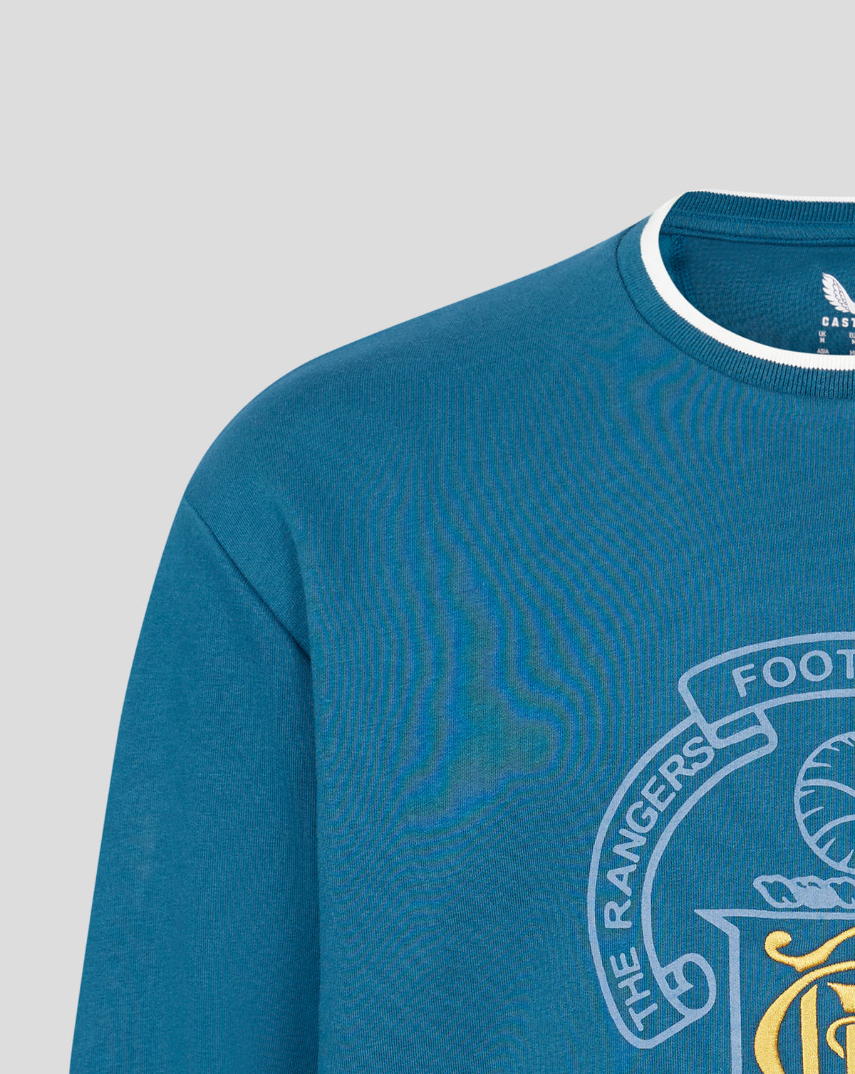 Rangers FC Herren Ibrox 125 Heritage Rundhals-Sweatshirt - 24/25 - Marineblau