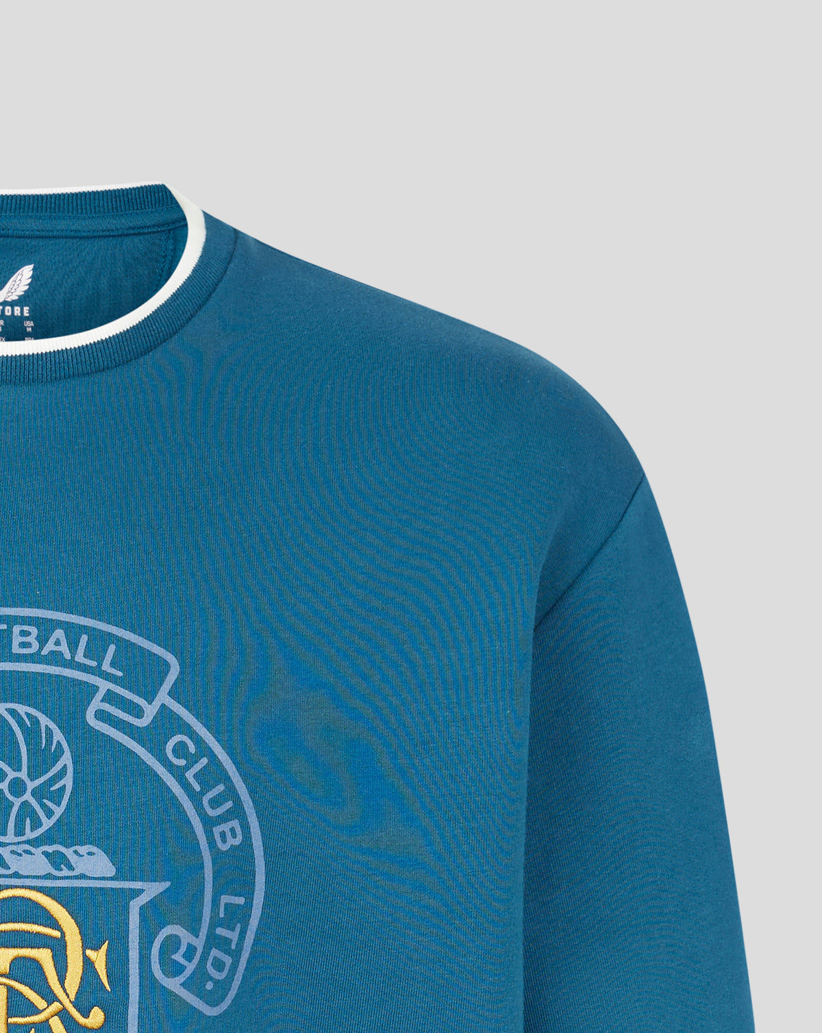Rangers FC Herren Ibrox 125 Heritage Rundhals-Sweatshirt - 24/25 - Marineblau