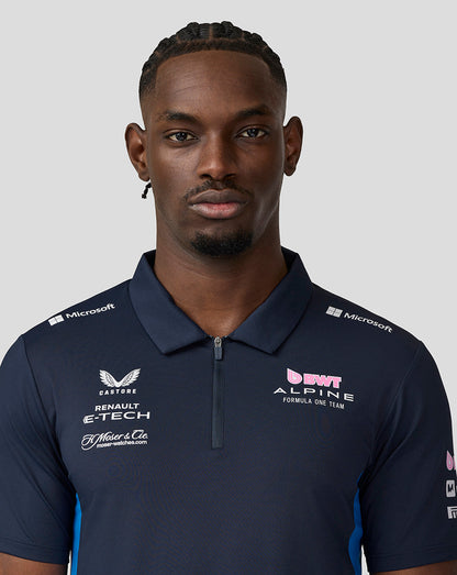 Bwt Alpine Formula One Team Official Men’s Polo Shirt - Navy