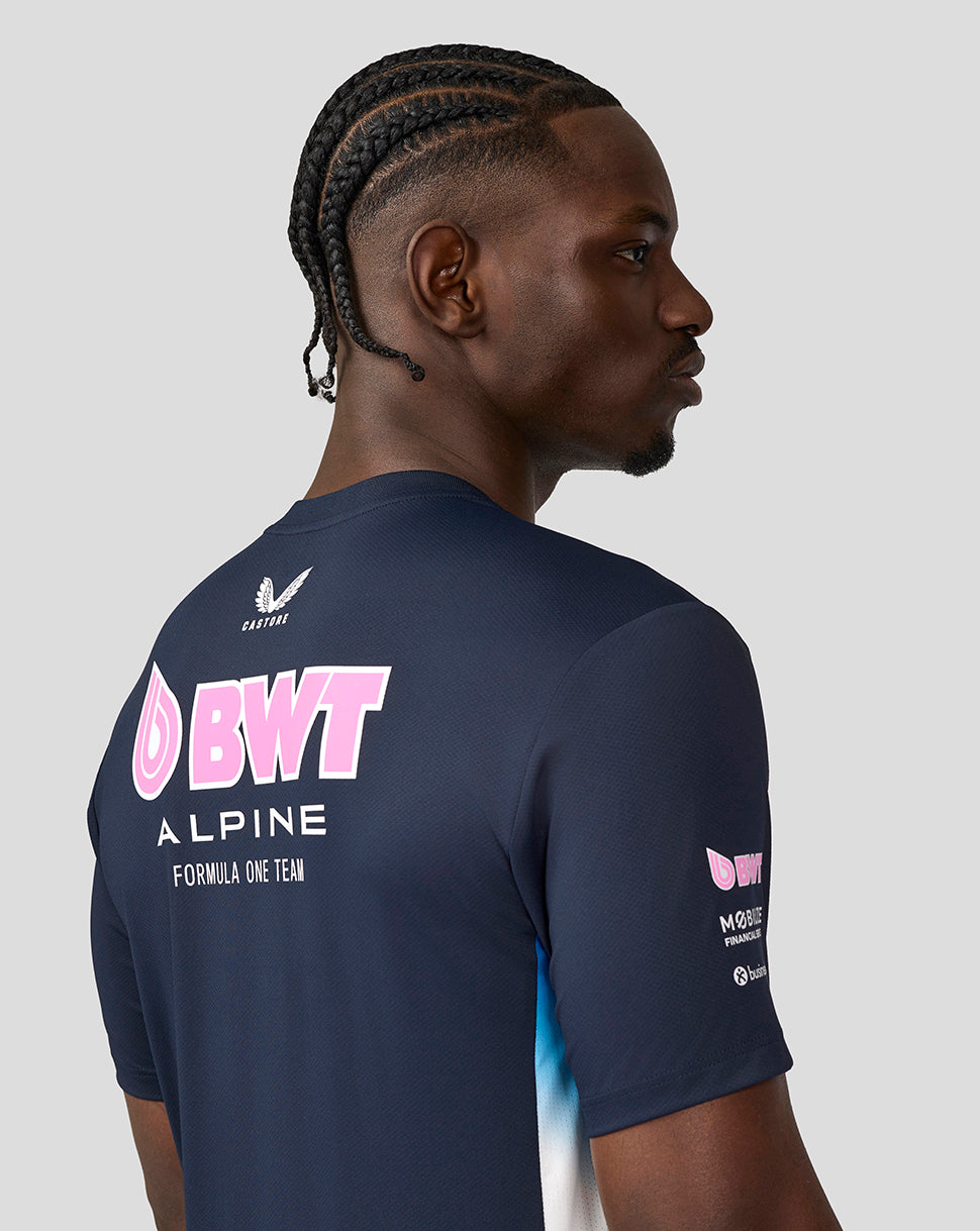 BWT Alpine Formula One Team Men’s Official Set Up T-Shirt - Navy - Navy