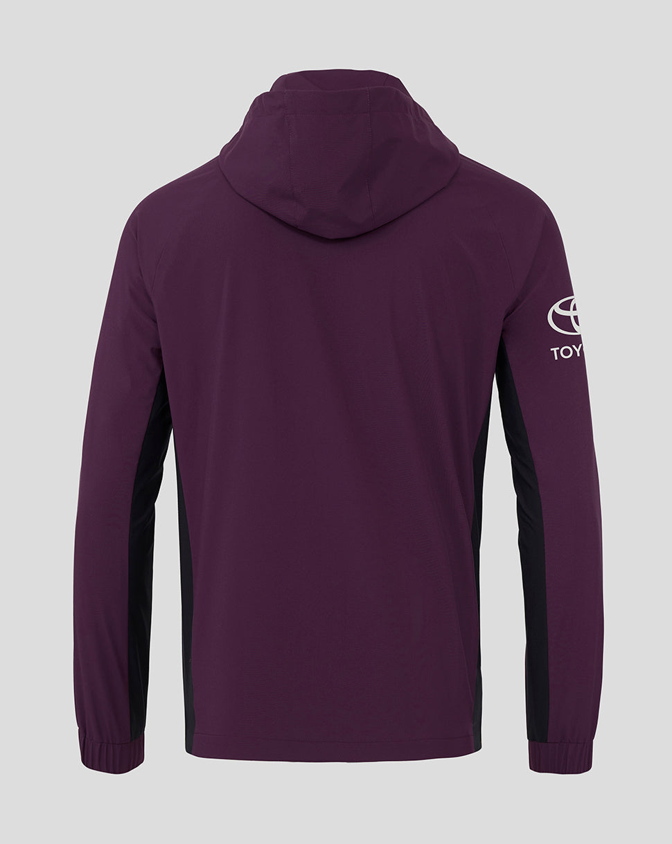 England Cricket Training Herren Regenjacke 25/26 - Blackberry Wine/Caviar
