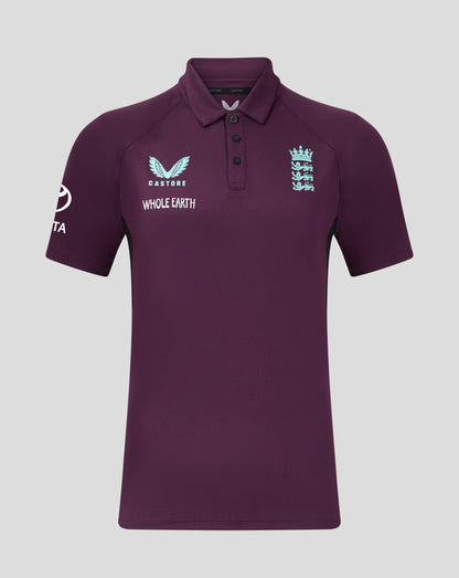 England Cricket Men's 25/26 Pro Presentation Polo