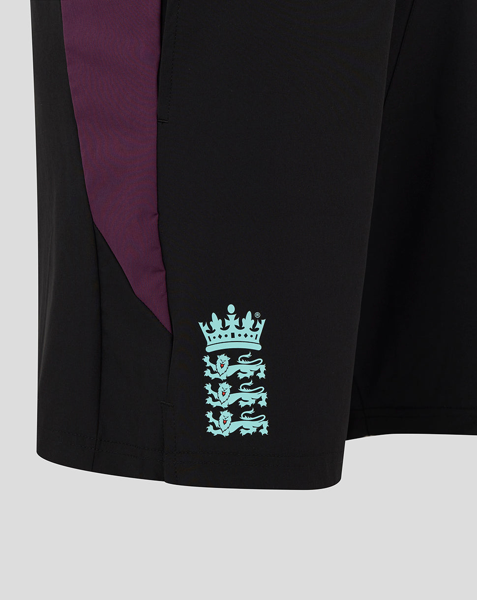 Pantalón corto England Cricket Training Hombre 25/26 - Caviar/Blackberry Wine