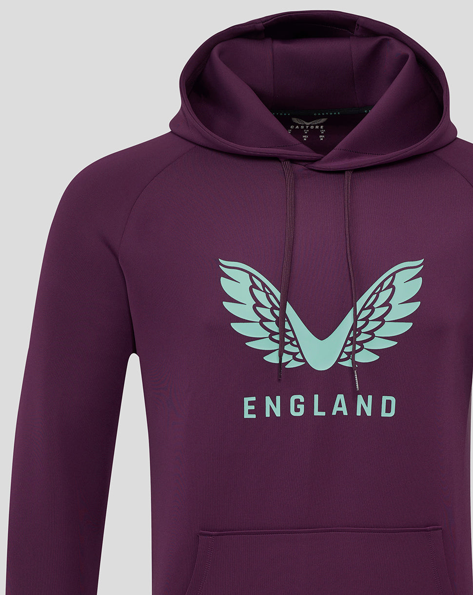 Men's England Cricket Men's 25/26 Lock Up Logo Hoodie