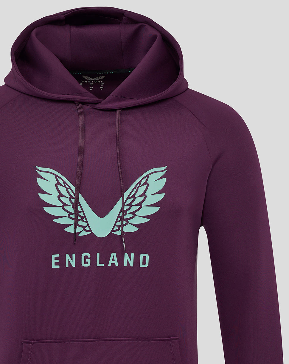 Men's England Cricket Men's 25/26 Lock Up Logo Hoodie