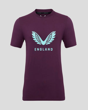 Men's England Cricket 25/26 Lock Up Logo Tee