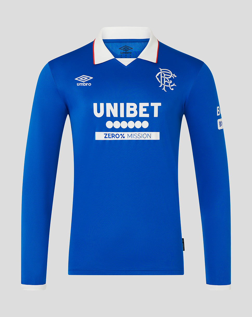 Rangers Men's 25/26 Home Long Sleeve Shirt - Lapis Blue