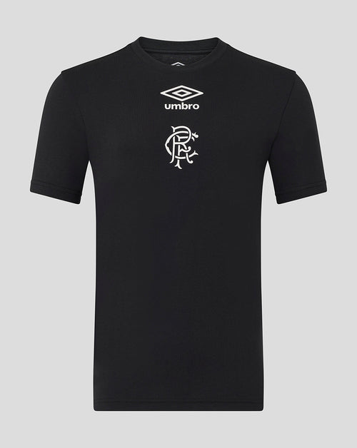 Rangers Men's 25/26 Presentation Logo Tee - Caviar