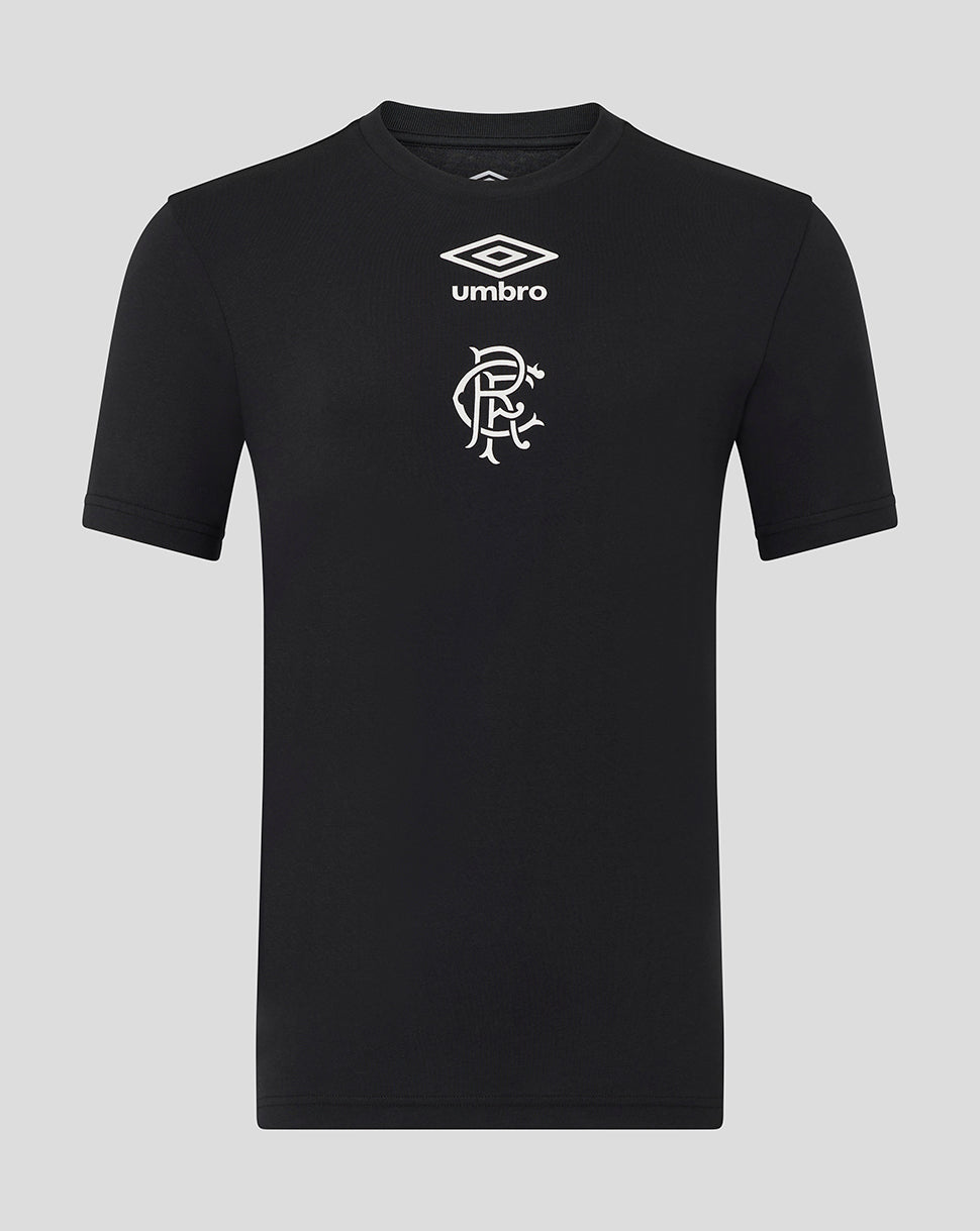 Rangers Junior's 25/26 Presentation Logo Tee - Caviar