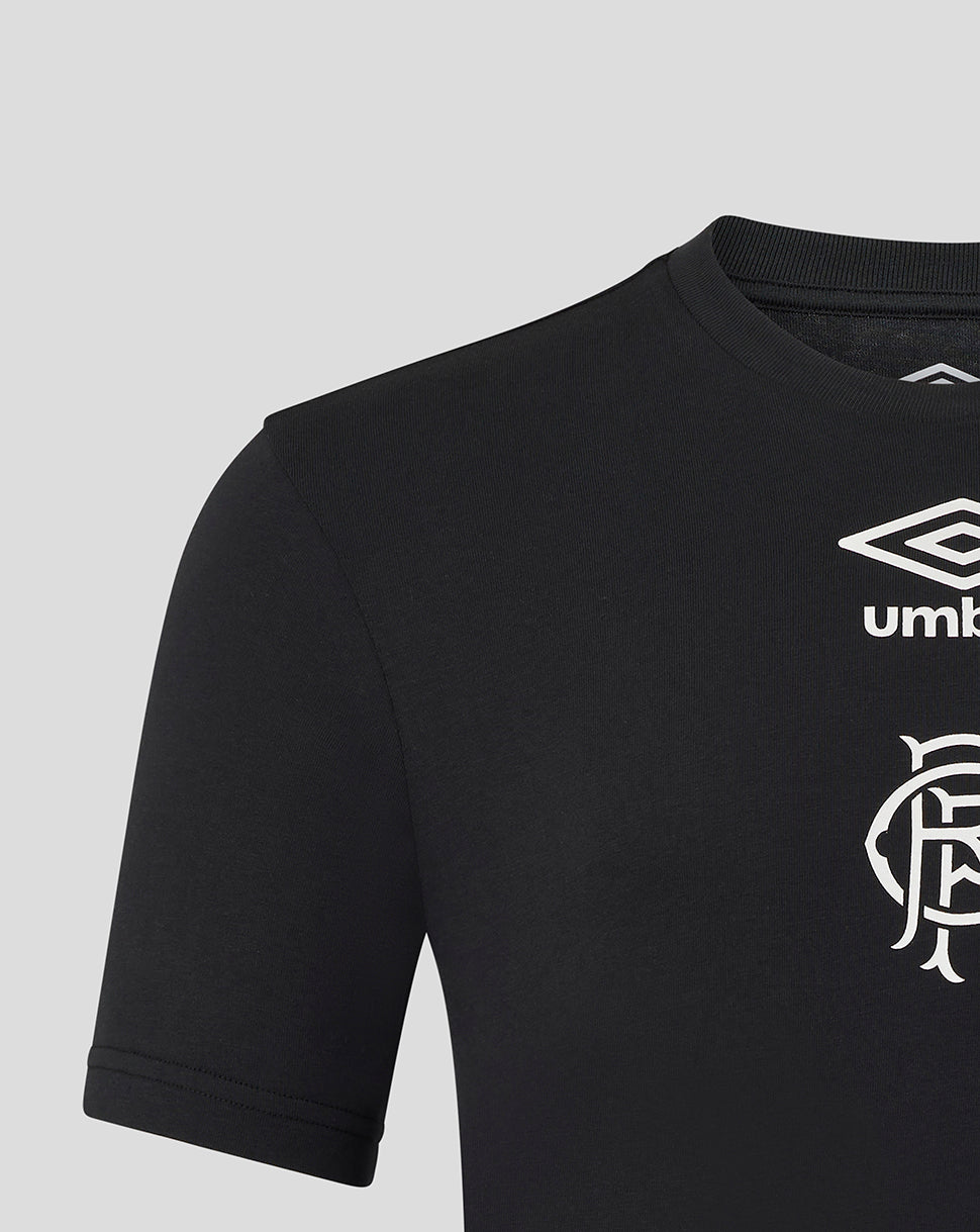 Rangers Men's 25/26 Presentation Logo Tee - Caviar