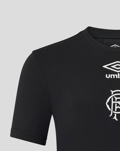 Rangers Junior's 25/26 Presentation Logo Tee - Caviar