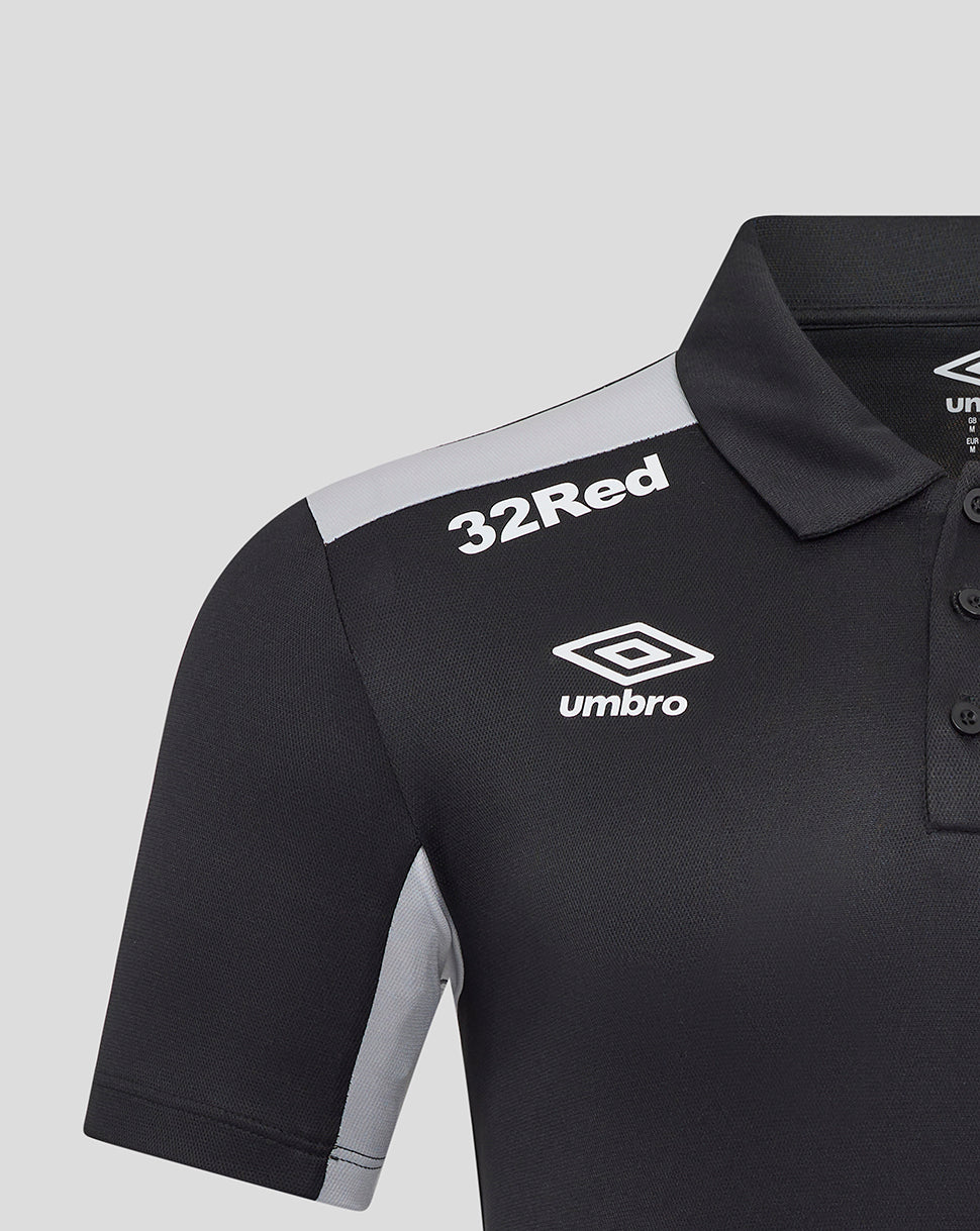 Rangers Men's 25/26 Presentation Polo - Caviar - Caviar/Micro Chip
