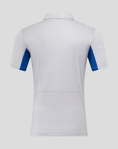 Rangers Men's 25/26 Presentation Polo - Microchip/Blue