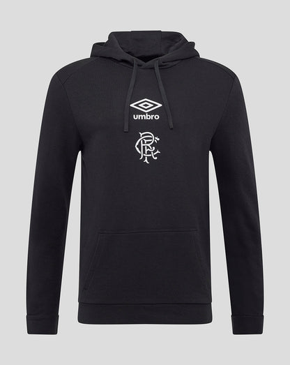 Rangers Men's 25/26 Presentation Logo Hoodie - Caviar