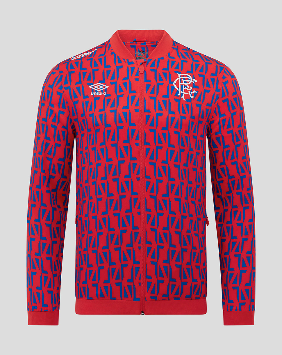 Chaqueta Rangers Hombre 25/26 Visitante Matchday - Flame Scarlet/Lapis Blue