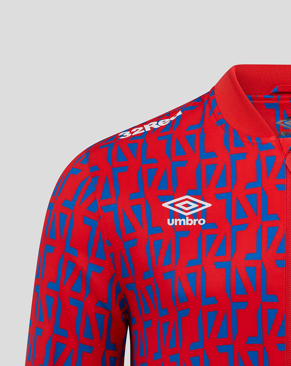 Chaqueta Rangers Hombre 25/26 Visitante Matchday - Flame Scarlet/Lapis Blue