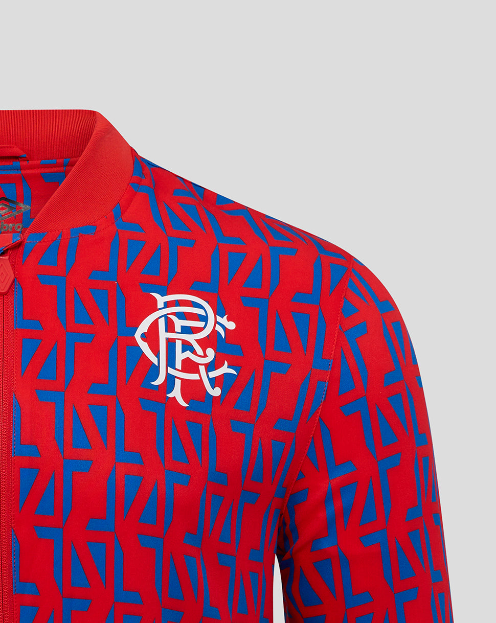 Chaqueta Rangers Hombre 25/26 Visitante Matchday - Flame Scarlet/Lapis Blue